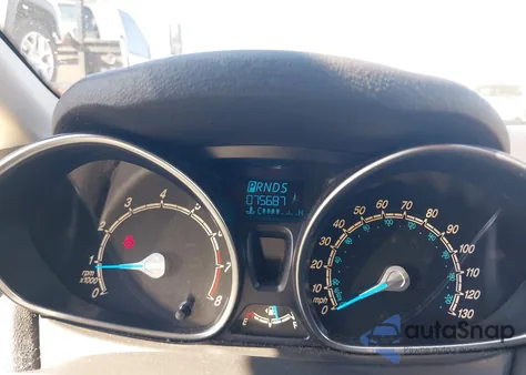 2014 Ford Fiesta Titanium z USA, uszkodzony, nr VIN 3FADP4CJ9EM134881